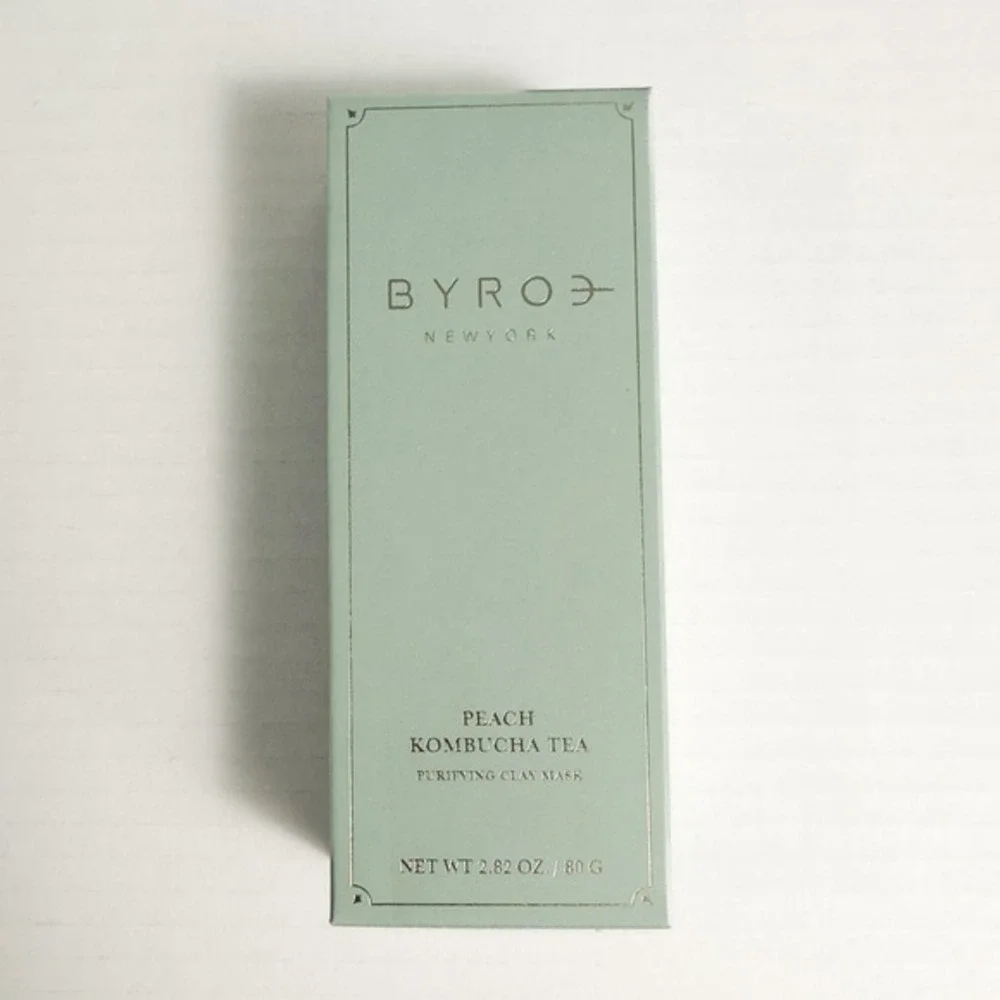 Byroe Peach Kombucha Tea Purifying Clay Mask Full‎ Size 80g New In Box